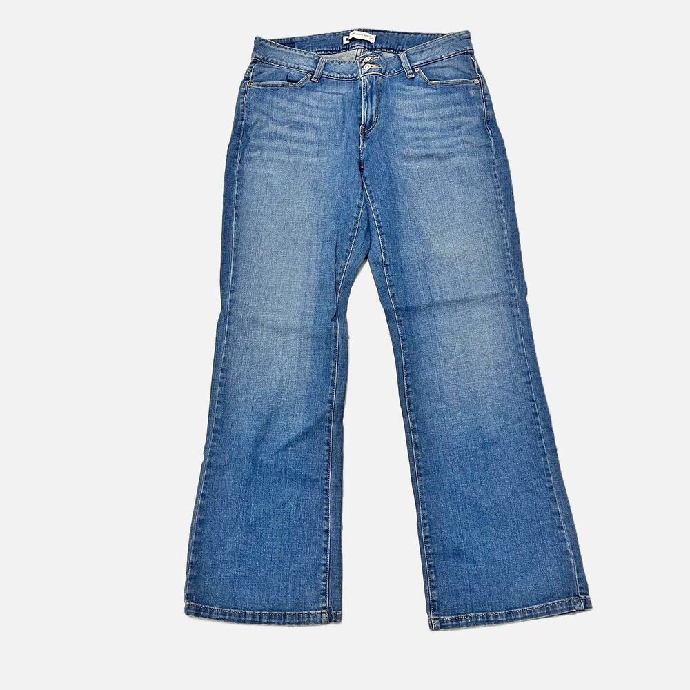 Levi’s 529 Curvy Bootcut Faux Button Flap Pockets Size 12M (32 X 31)